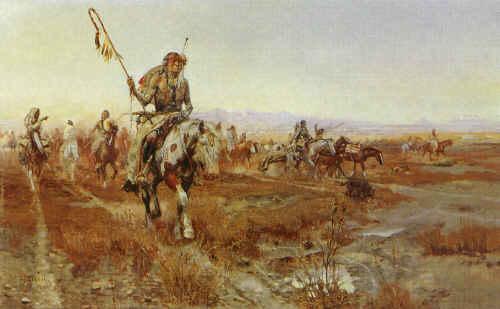 Charles M Russell The Medicine Man Norge oil painting art